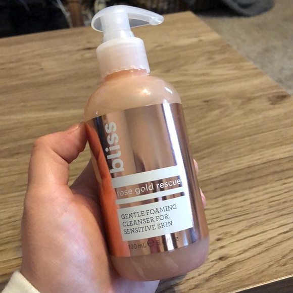 bliss rose gold cleanser